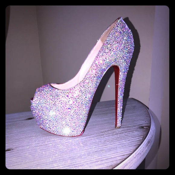 [SOLD]❤️ Christian Louboutin Highness Strass - Picture 1 of 9